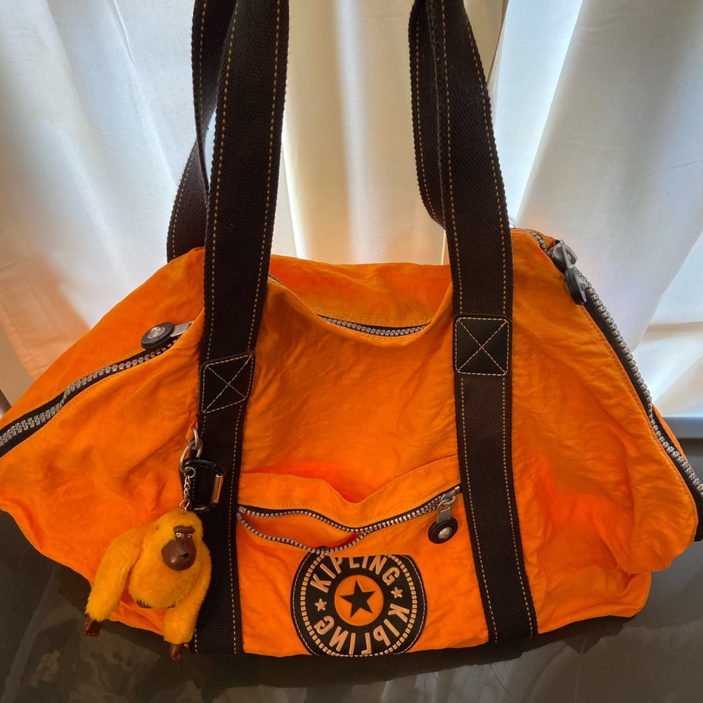 Yellow Kipling bag